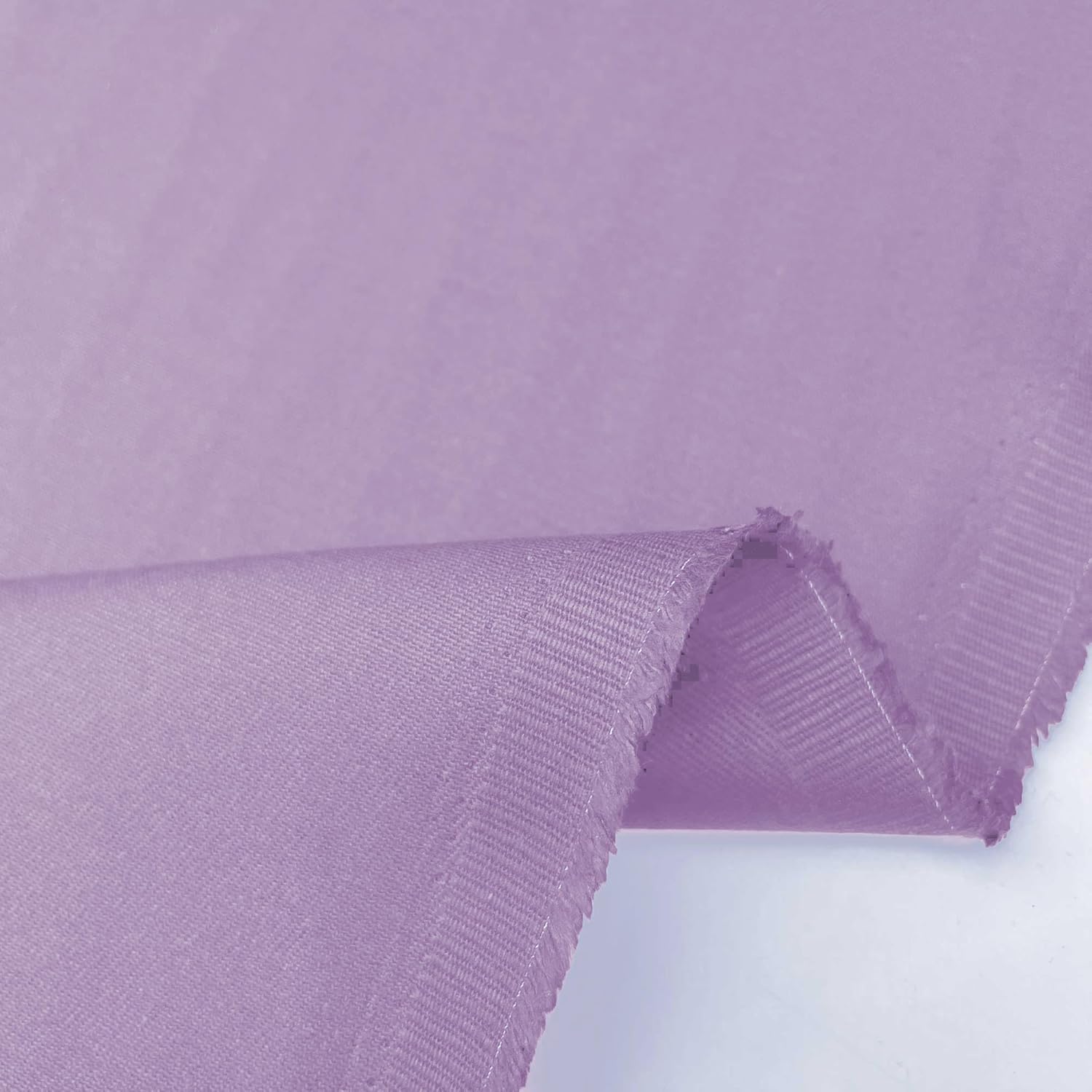 Plain Thick Cotton Work Overalls Uniform Aprons Bags Clothes Home Decor Fabric Material | 140 GSM | 150cm Wide | Per Half Metre (Lilac)