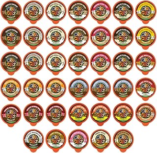 Crazy Cups Flavored Decaf Coffee, for the Keurig K Cups Coffee 2.0 Brewers, Variety Pack Sampler, 40 Count
