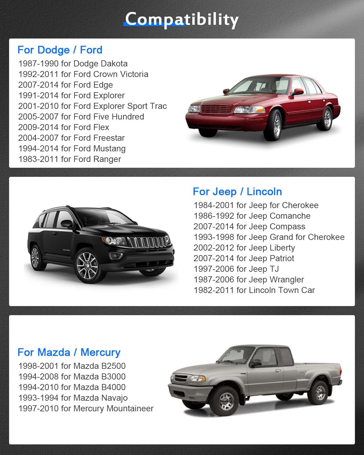 ECCPP change bolt pattern from 5x4.5 to 5x5 Wheel Adapters Conversion 1.25inch 5 lug for 1980-2001 for Jeep Cherokee MJ 1987-2006 for Wrangler​ 4PCS