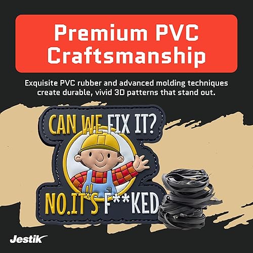 Miniatura 97 de Don't Be A Salty Creative Humor - Parche táctico militar para moral, divertidos parches tácticos, cierre de gancho y bucle de goma de PVC, parches