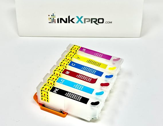 EcoPRO Remanufactured Empty Refill Ink Cartridge Replacement for T277 277XL to use with Epson Expression Photo XP-850 XP-860 XP-950 XP-960 XP-970 Printer (Cartridge only)