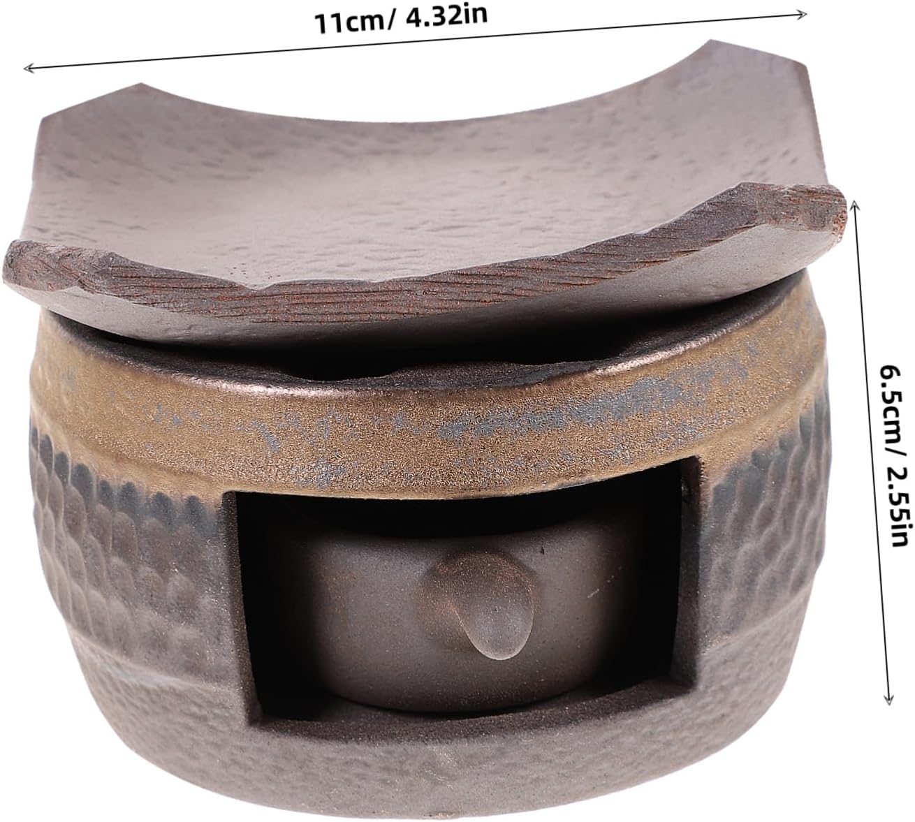 Ciieeo Versatile Tea Warmer Perfect for Desk Ceramic Teapot Heater Tea Light Stand