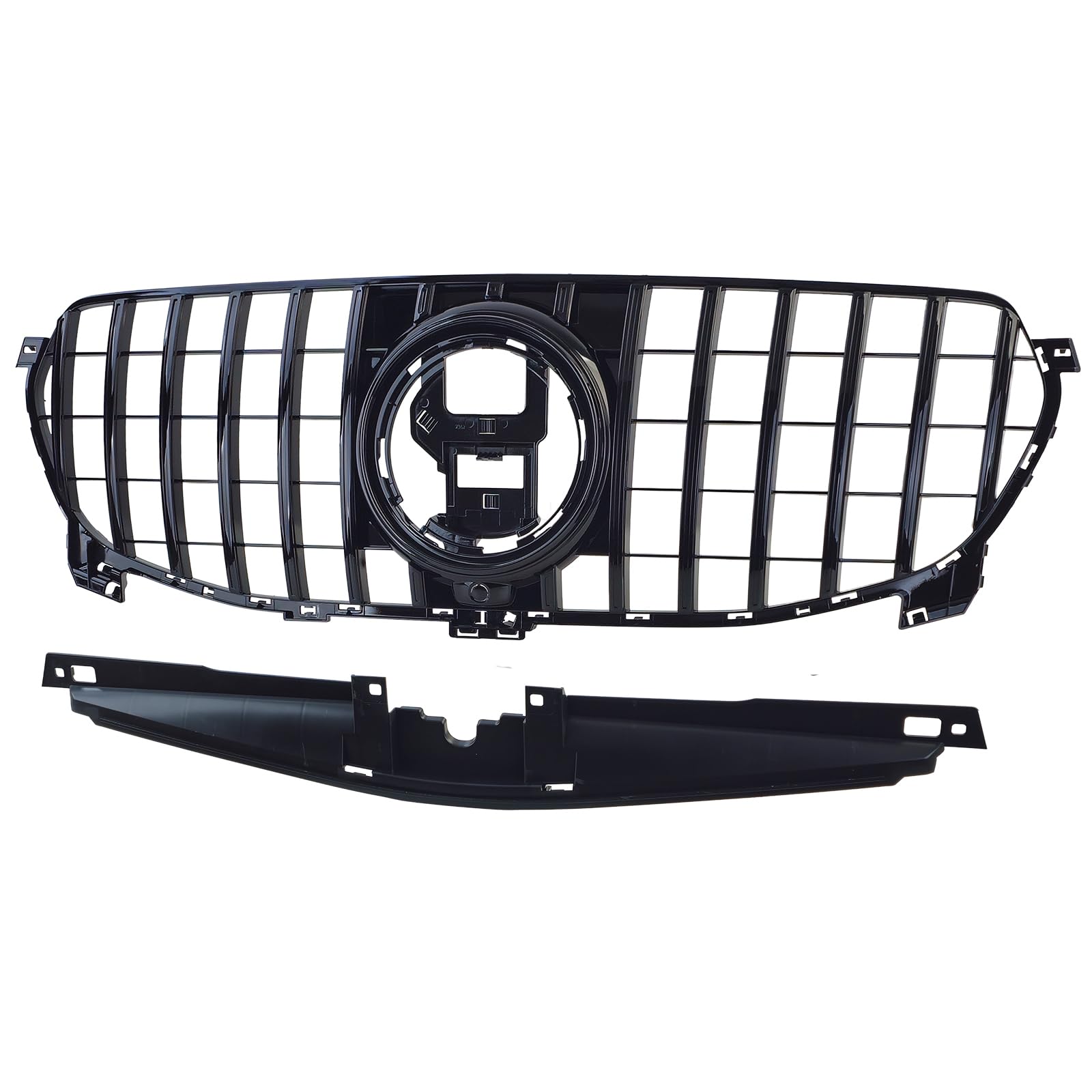Kühlergrill Schwarz Glanz für Mercedes GLE V167 Coupe C167 18-23 ohne AMG