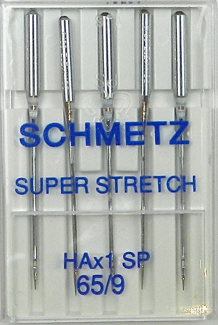 Schmetz, Super Stretch HA x 1SP sewing machine needles, size 65.