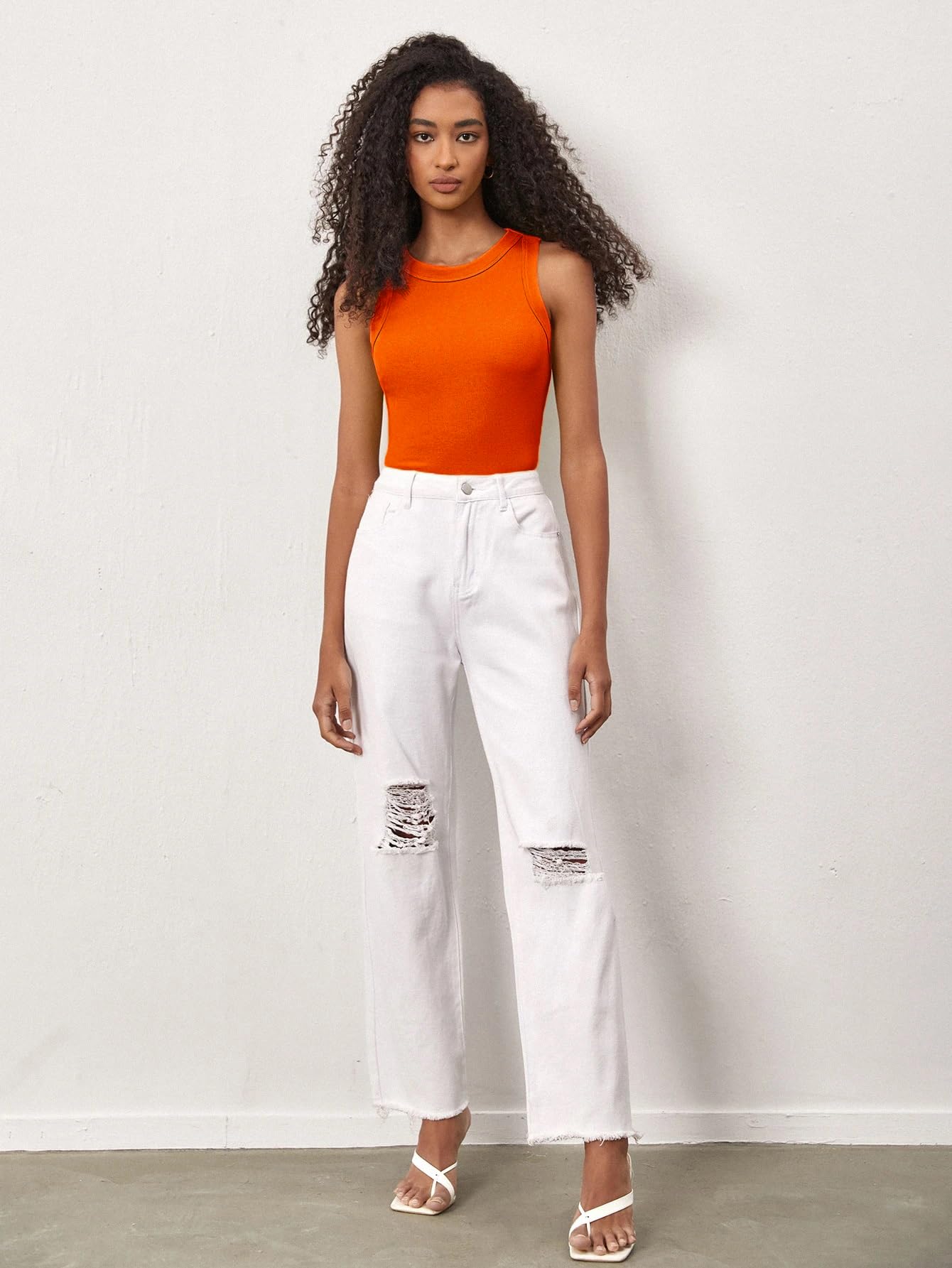 Toochki Top da donna senza pancia top donna canotta Activewear sport western casual cotone camisole