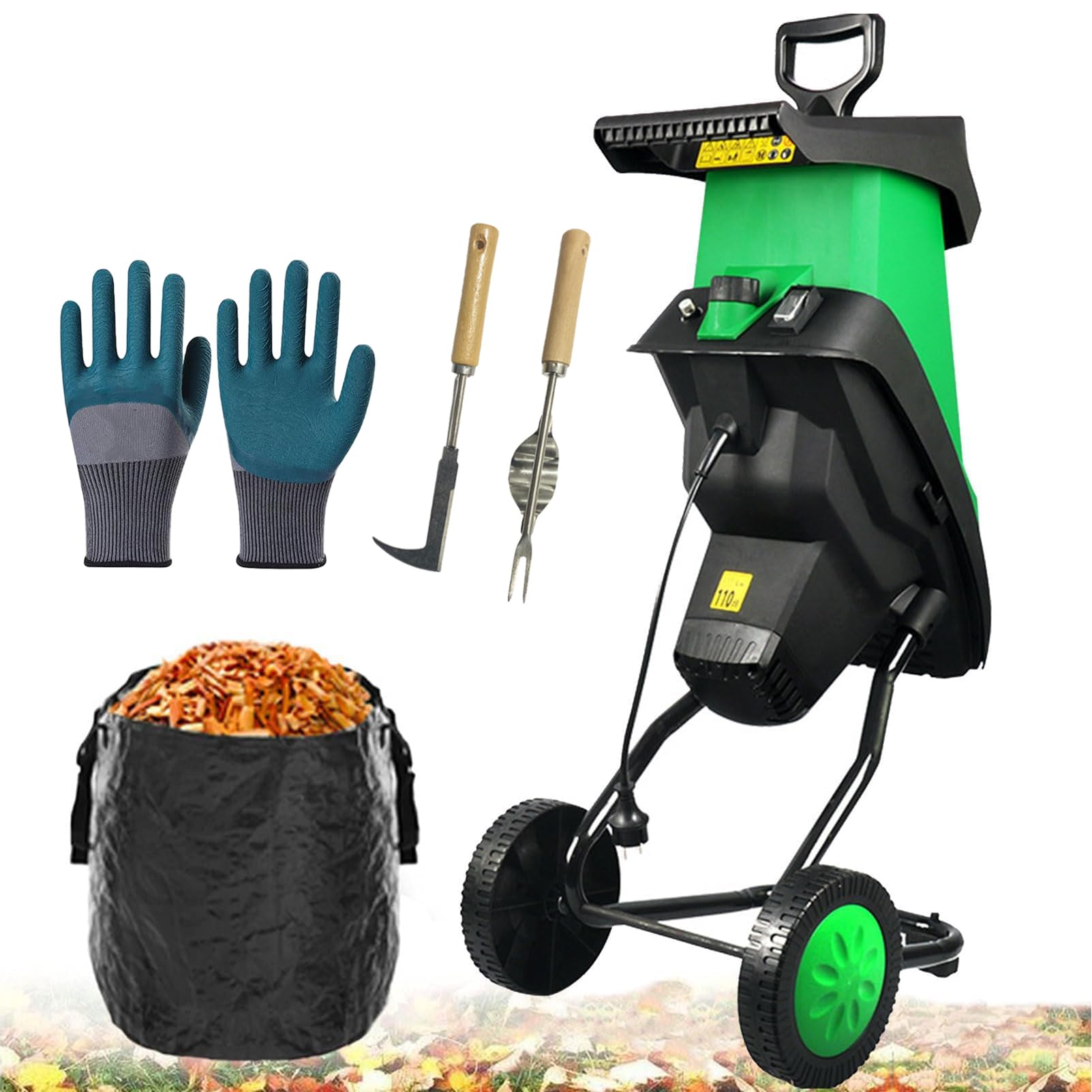 Trituradora de hojas de 4500 RPM para ramas de 40 mm de grosor 1