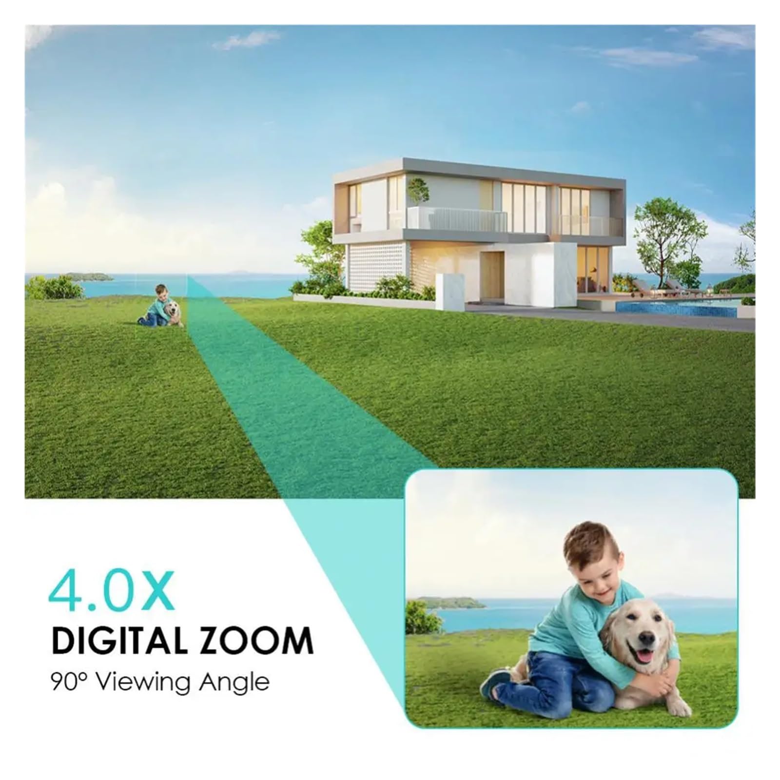 Caméra IP extérieure WiFi 2MP PTZ