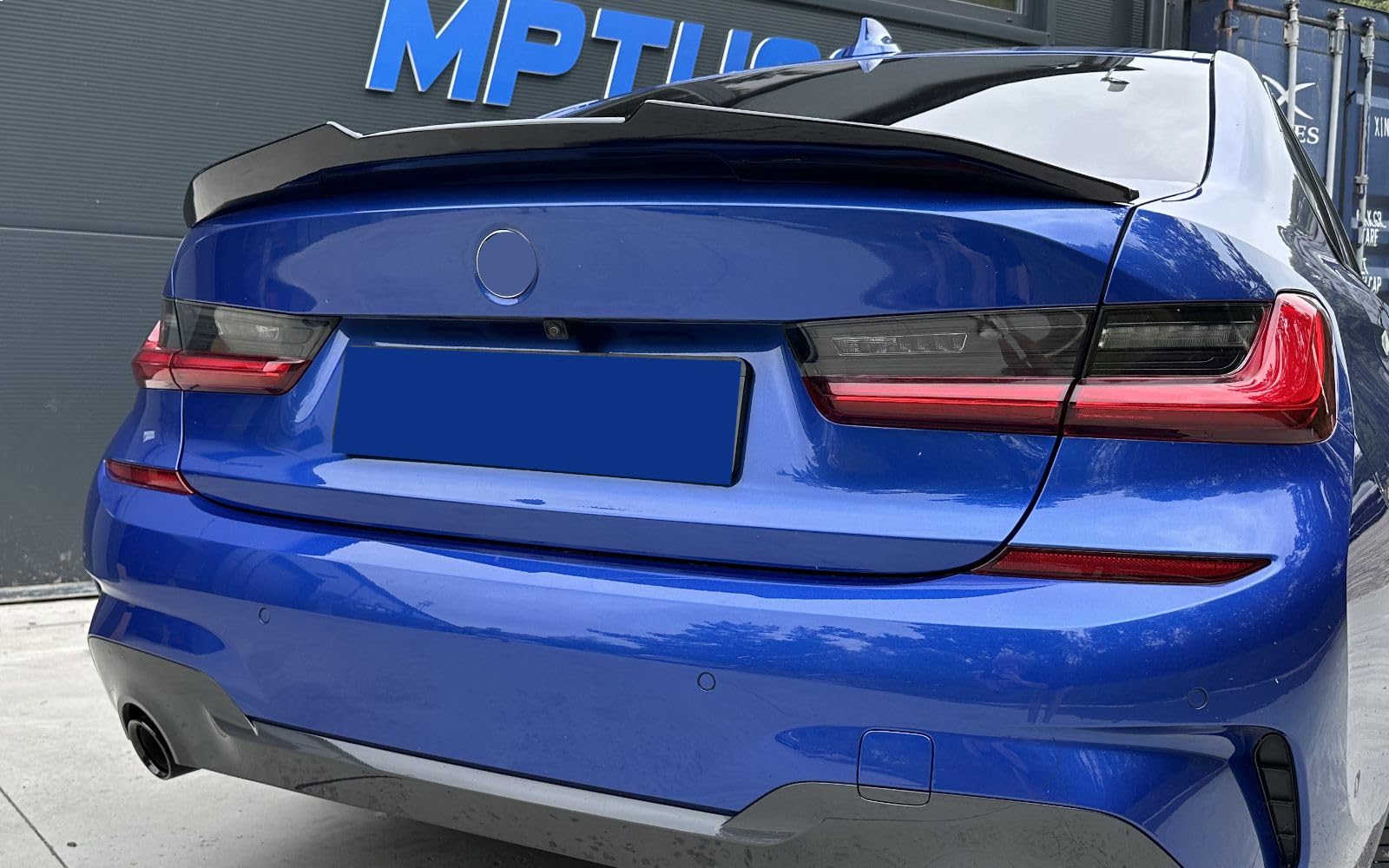 MpTuned G20 PSM Style Spoiler posteriore nero lucido per Serie 3 2019-2023 Performance Tuning 4 porte berlina 318i 320i 330i 340i m340i 318d 320d 330d 340d m340d