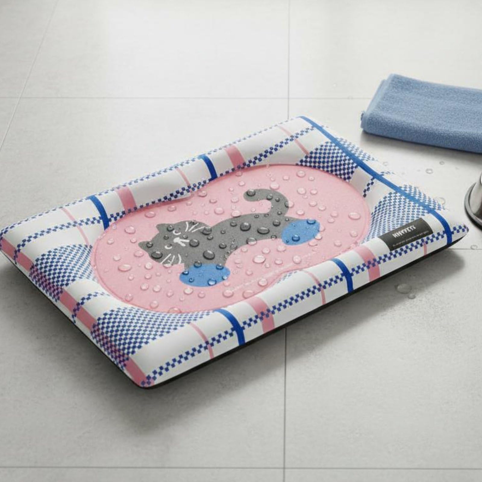 'été pour Chien et Imperméable Tapis Rafraîchissant pour Animaux Fond Antidérapant Coussin de Couchage Pliable pour Chiens, Déplacement, XXL