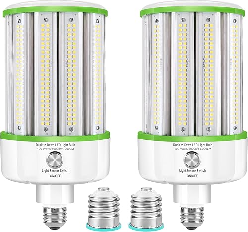 Miniatura 7 de GEPLAD Paquete de 6 bombillas LED A19 con sensor A19, fotocélula automática de encendido/apagado automático para iluminación al aire libre, luz