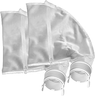 JamBer Nylon Mesh Pool Cleaner BagsBag Zipper Replacement for Polaris 280 & 480 Pool Cleaner All Purpose Filter Bag for 280 Polaris Replacement BagsPool Cleaner Replacement Part K13 K16 2 Pack