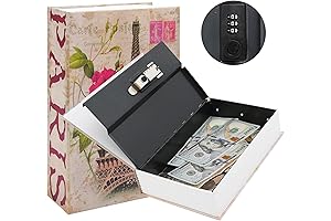 KYODOLED Diversion Book Safe with Combination Lock: Discreet Safety Box for Your Valuables