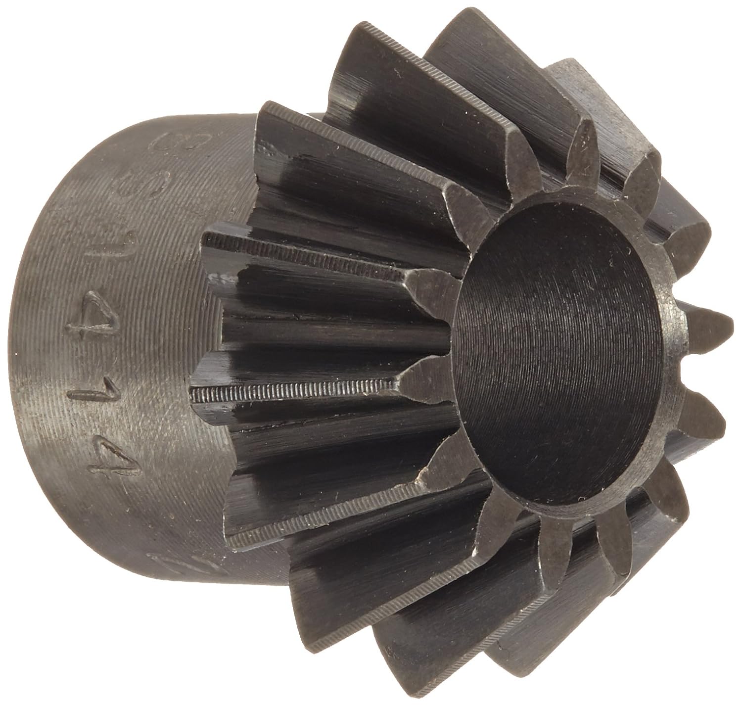 Martin BS1414-2 Bevel Gear, 20° Pressure Angle, High Carbon Steel, Inch, 0.350" Face, 1/2" Bore Diameter, 1" Pitch Diameter, 1.17" Outer Diameter, 14 Teeth