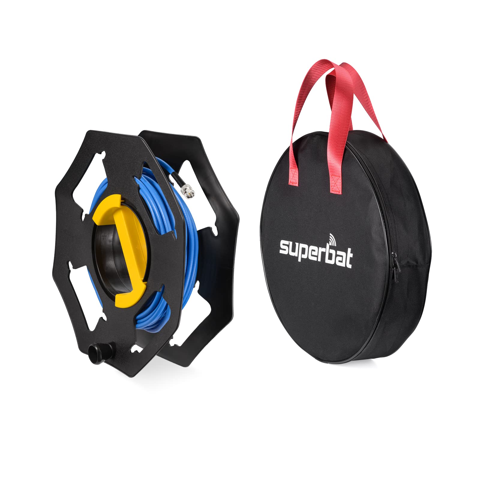 Superbat SDI Cable BNC Cable 75ohm Belden 1694A 100ft + 3G/6G SDI Cable Reel Supports HD-SDI/3G-SDI/4K/6K SDI Recorder Camera Monitor Converter Router Audio Sync Broadcast etc.