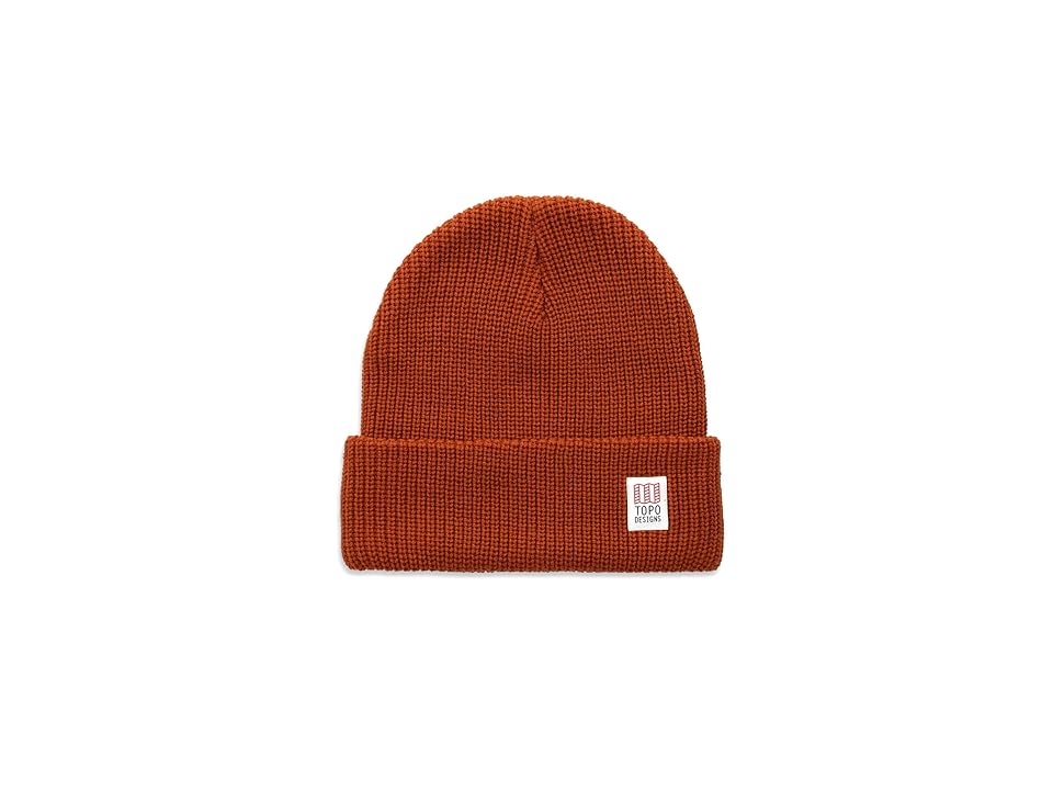 Topo Designs Watch Cap (Brick) Caps INTERNATIONAL SHIPPING