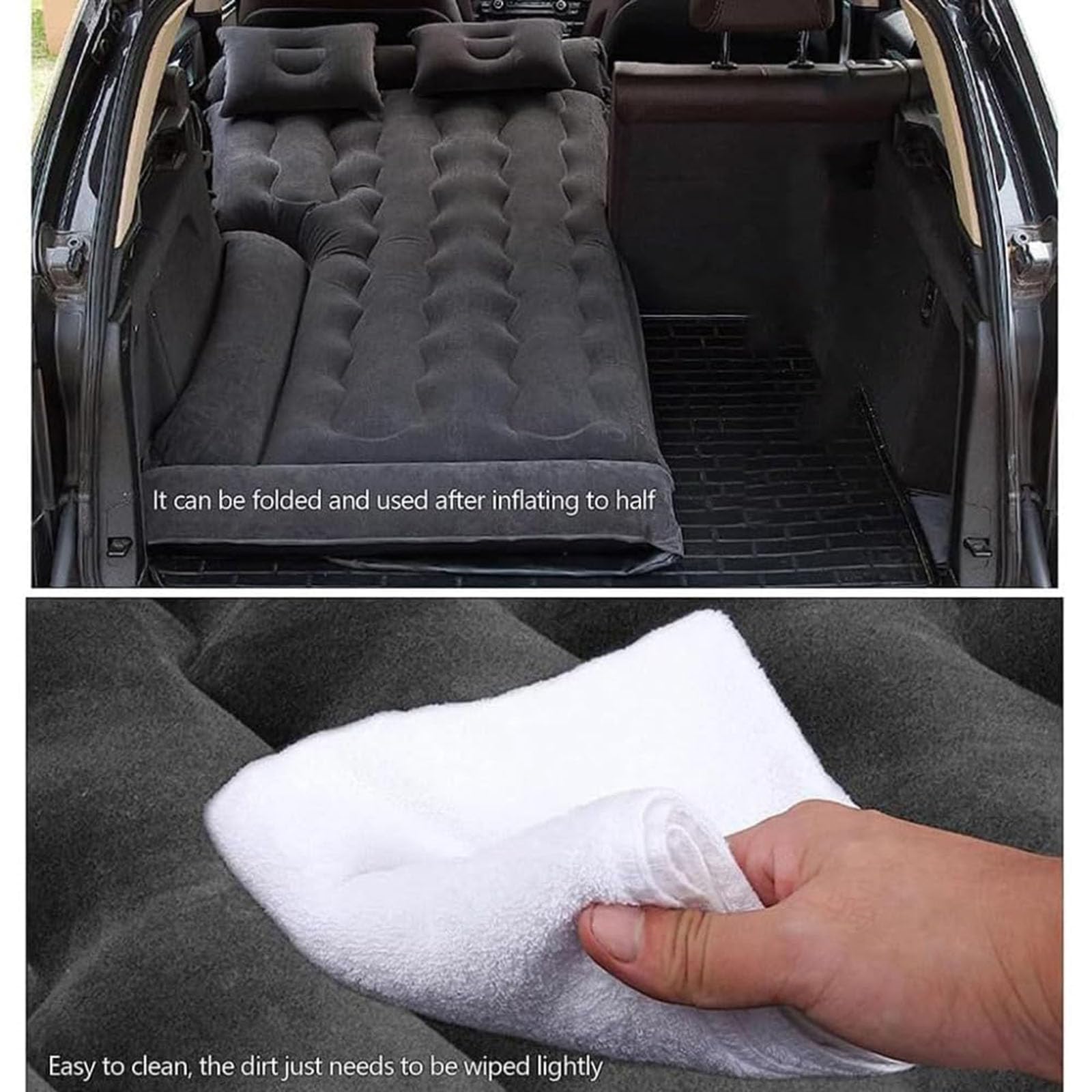 Materasso Gonfiabile Auto, per Ford KA+ 2015-2022 Letto SUV Portatile Ergonomico PVC Viaggio Campeggio Supporto Lombare Riposo Esterno