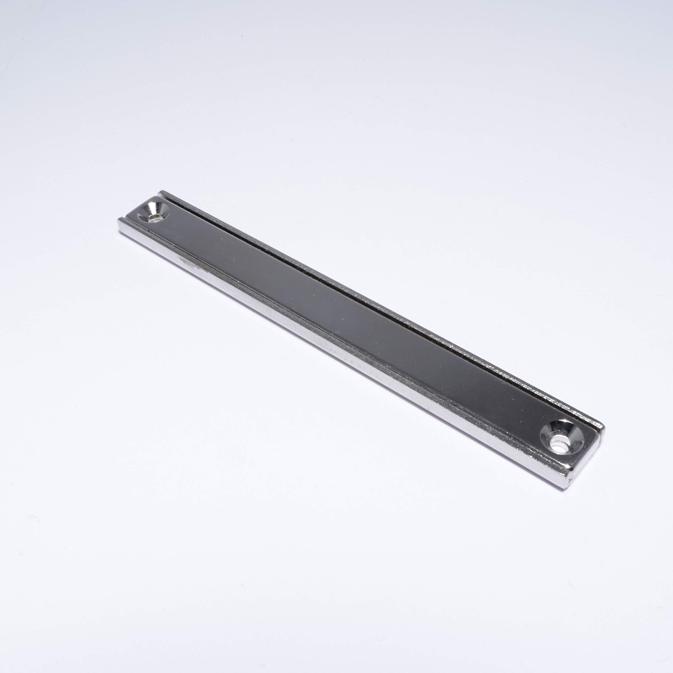 Magnes neodymowy z otworem wpuszczanym - bardzo silne magnesy doniczkowe 110 mm x 13,5 mm - 38 kg siła ciągnąca - chwytak płaski z M3 - otwór wpuszczany [4 sztuk]