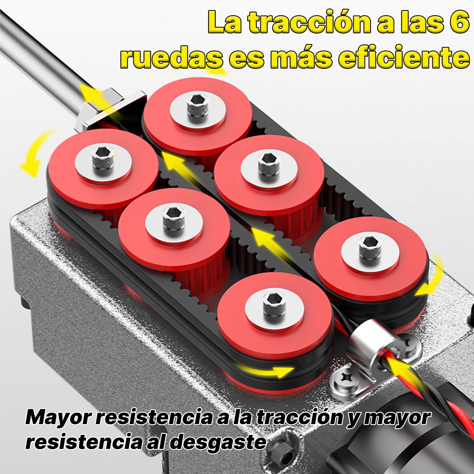 Pasacables Electrico,Tiracables EléCtrico InaláMbrico,TraccióN en 6 Ruedas,TraccióN SúPer Fuerte,Ahorrando Tiempo para ComunicacióN de Redes HidroeléCtricas ConstruccióN(1bateríA)