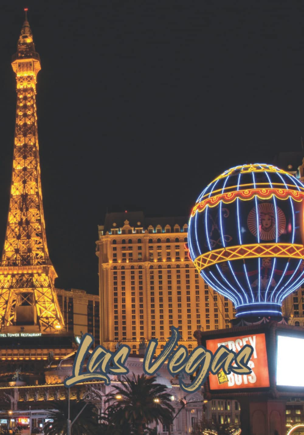 Las Vegas: Cityscape - Sketchbook / Travel Journal / Diary - Blank Dot Grid Executive Composition Notebook