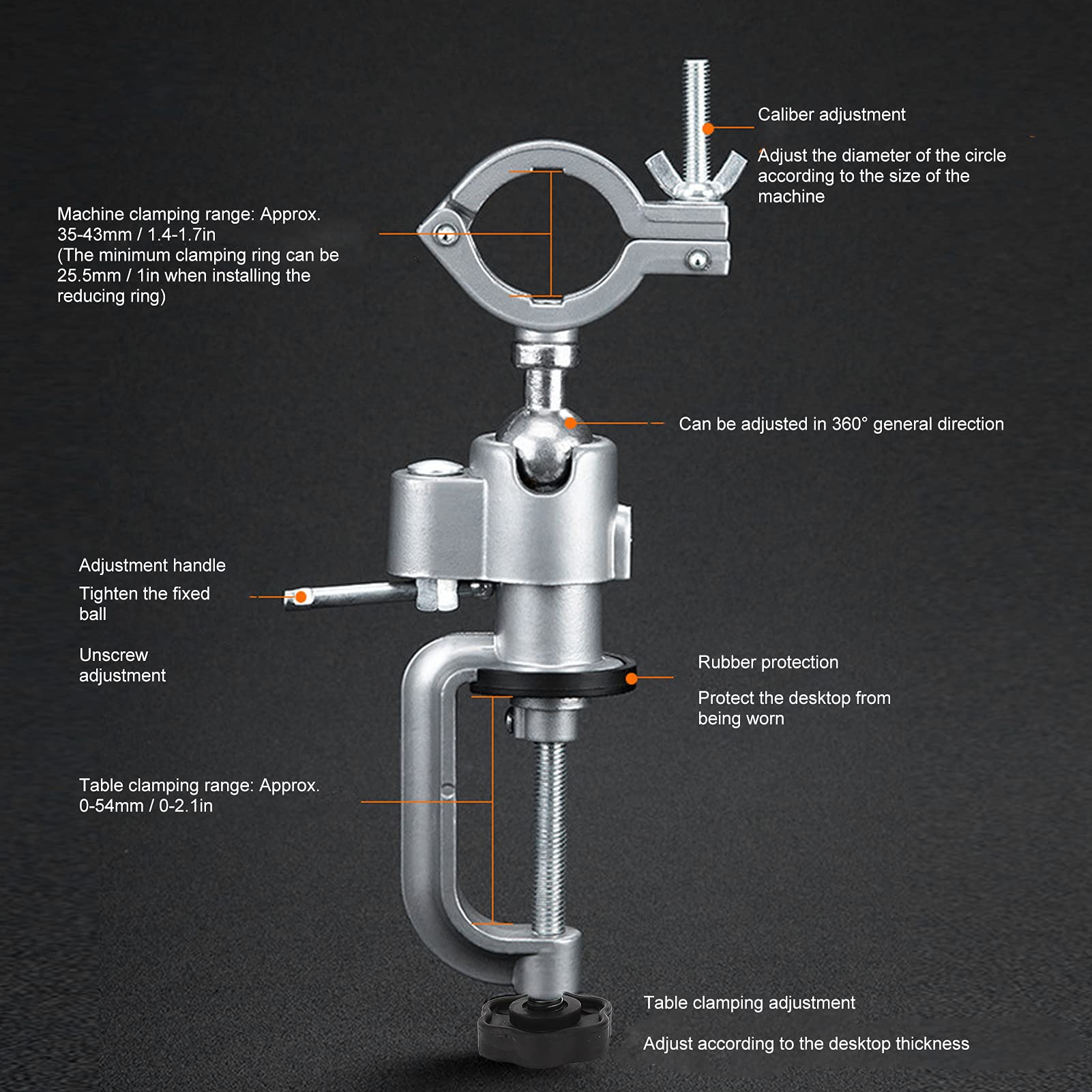 Electric Drill Stand,Electric, Drill Presses Stationary Drill Presses Drill Bracket Multifunctional Universal Rotating Fixed Frame