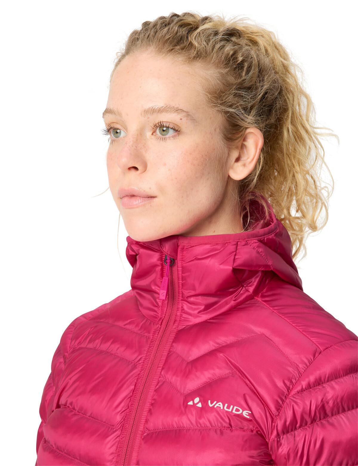 VAUDE Women's Batura Hooded Insulation Jacket, bardzo lekka damska kurtka izolacyjna z kapturem do sportów górskich, bardzo ciepła