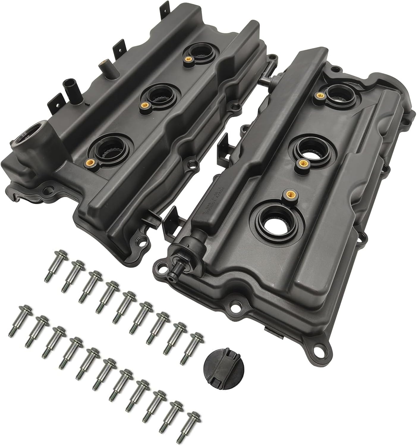 GELUOXI 2x Engine Valve Cover Replacement for Nissan Frontier 05-19 Pathfinder 2005-2012 Xterra NV1500 NV2500 NV3500 4.0L 2012-2021 13264EA210 13264EA200
