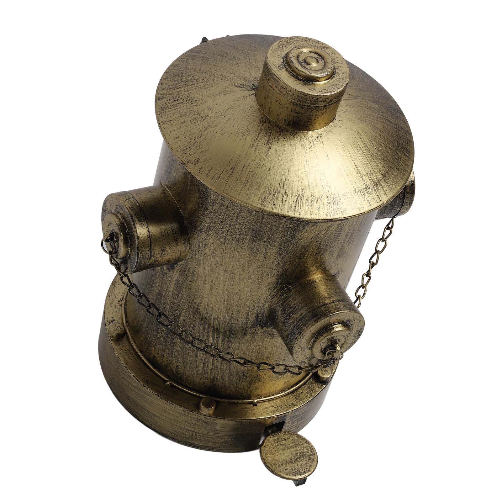 Bote de Basura Retro de Gran Capacidad con Cubo Interior para Decoración de Piso de Mesa, Arte de Hierro Europeo y Práctico Bote de Basura de Hierro Forjado para Oficina en el Hogar, 12.6 X