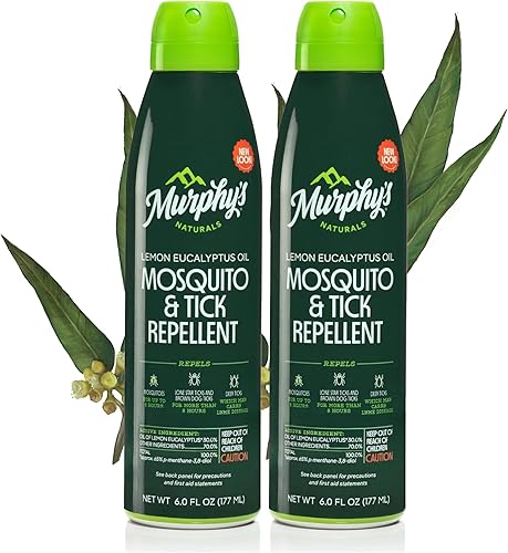 Miniatura 9 de Murphy's Naturals Spray repelente de insectos de mosquitos y garrapatas, aceite de eucalipto de limón para piel + equipo de exteriores, sin DEET