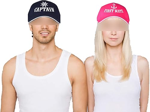 Miniatura 7 de Sombreros de capitán, Azul marino, rojo