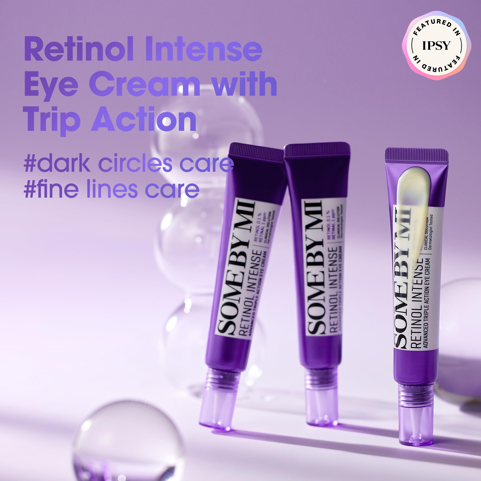 SOME BY MI Retinol Intense Advanced Triple Action Eye Cream – 30 ml – Crema per gli occhi al retinolo coreano contro l'invecchiamento cutaneo e le linee sottili – Illumina le occhiaie scure e