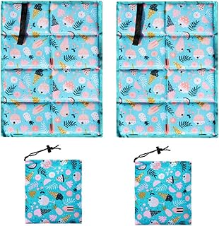 Nesloonp 2 pezzi Cuscino pieghevole per esterni , cuscino da spiaggia pieghevole, cuscino impermeabile adatto per pesca in campeggio, escursionismo, picnic, barbecue, parco, viaggio (mimetico)