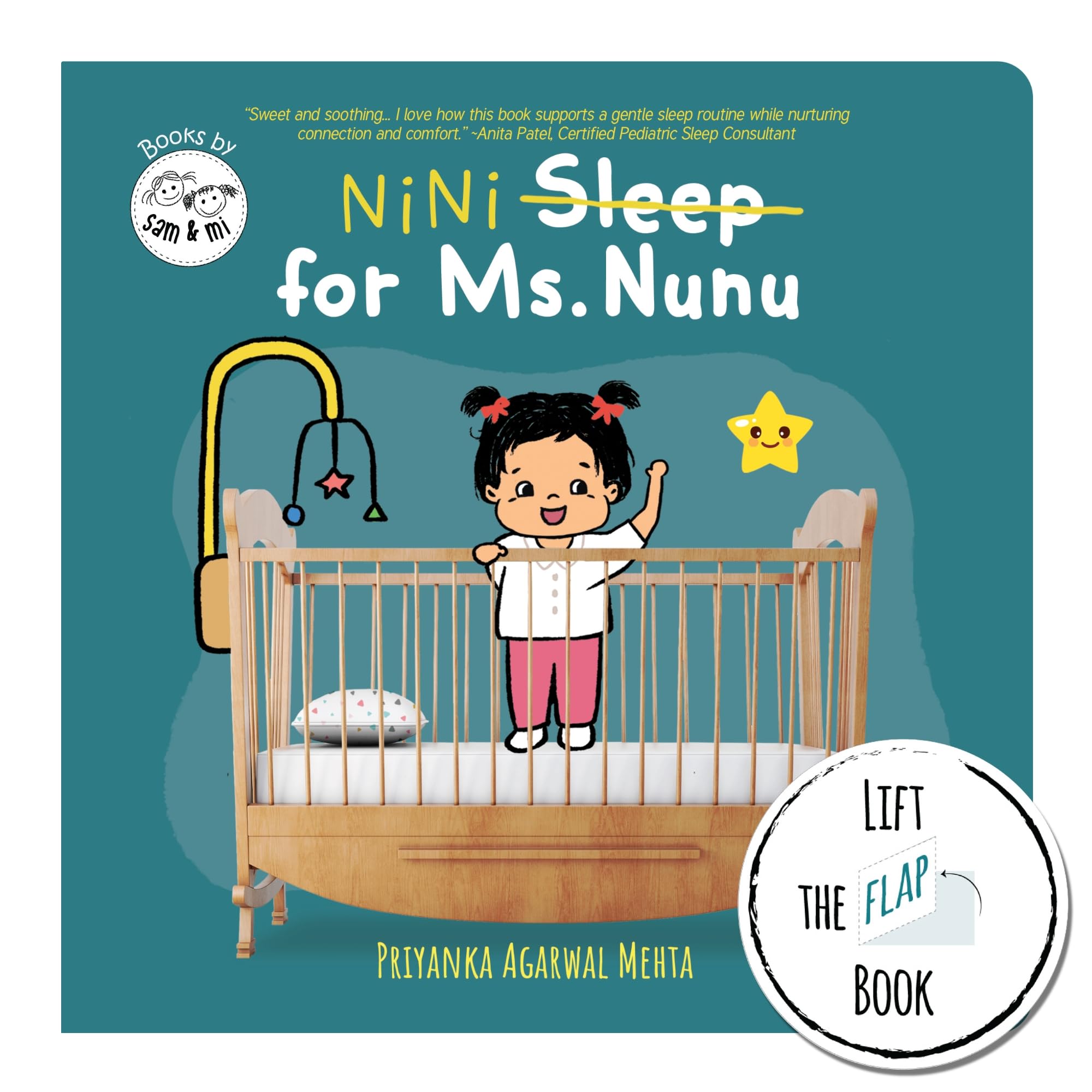 Nini for Ms. Nunu: Lift-the-Flap Board Book for Toddlers on Bedtime Routine by SAM & MI | Interactive Story Book for Kids & Babies | Up to 4 Years Board book – Picture Book, 1 January 2022
