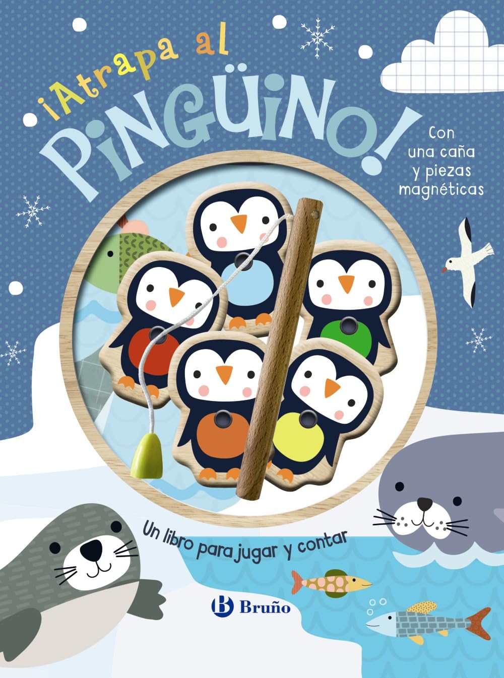 ¡Atrapa al pingüino! Un libro para jugar y contar (Castellano - A PARTIR DE 0 AÑOS - MANIPULATIVOS (LIBROS PARA TOCAR Y JUGAR), POP-UPS - Otros libros)