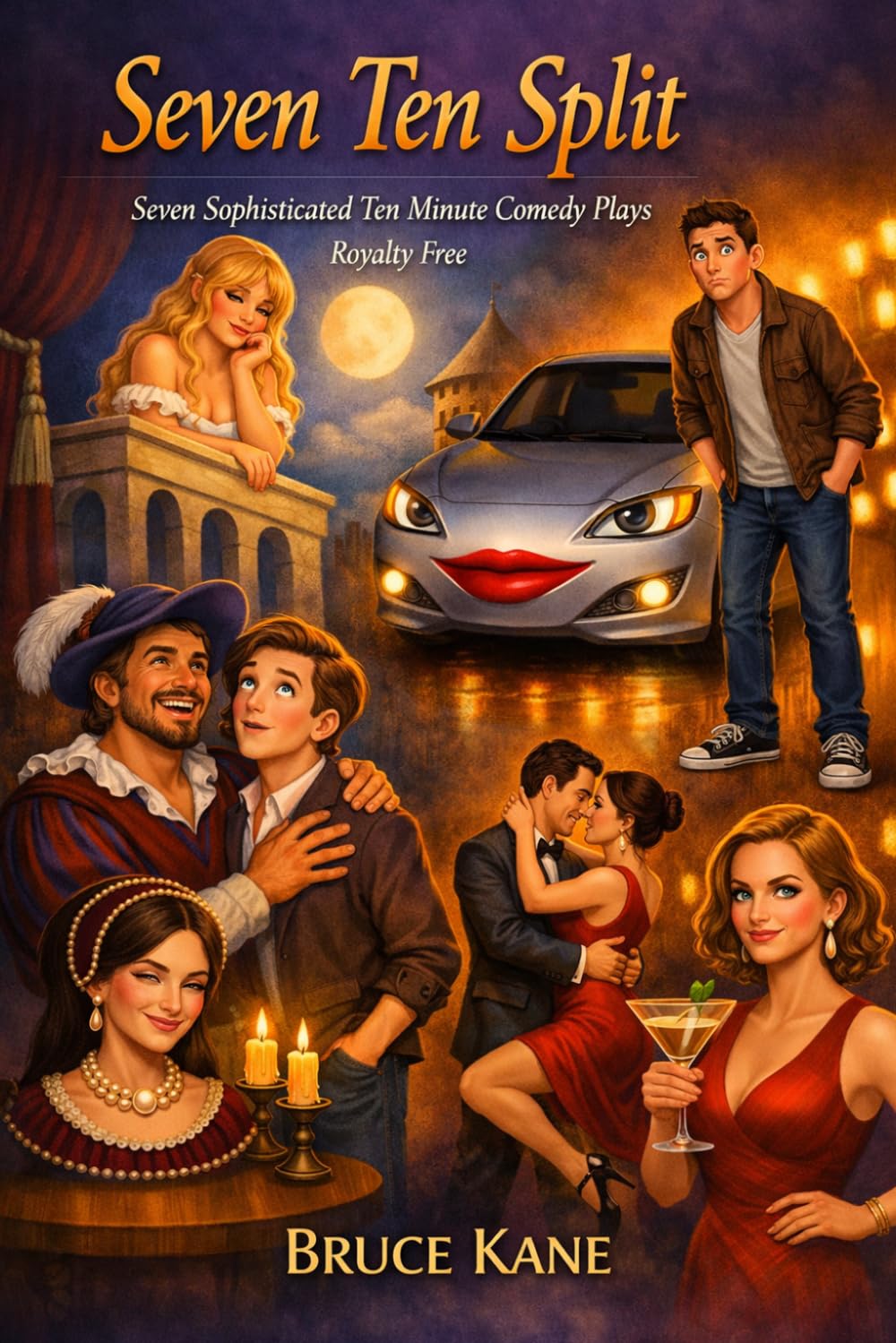 SEVEN TEN SPLIT: Seven Sophisticated Ten Minute Comedies - Royalty Free