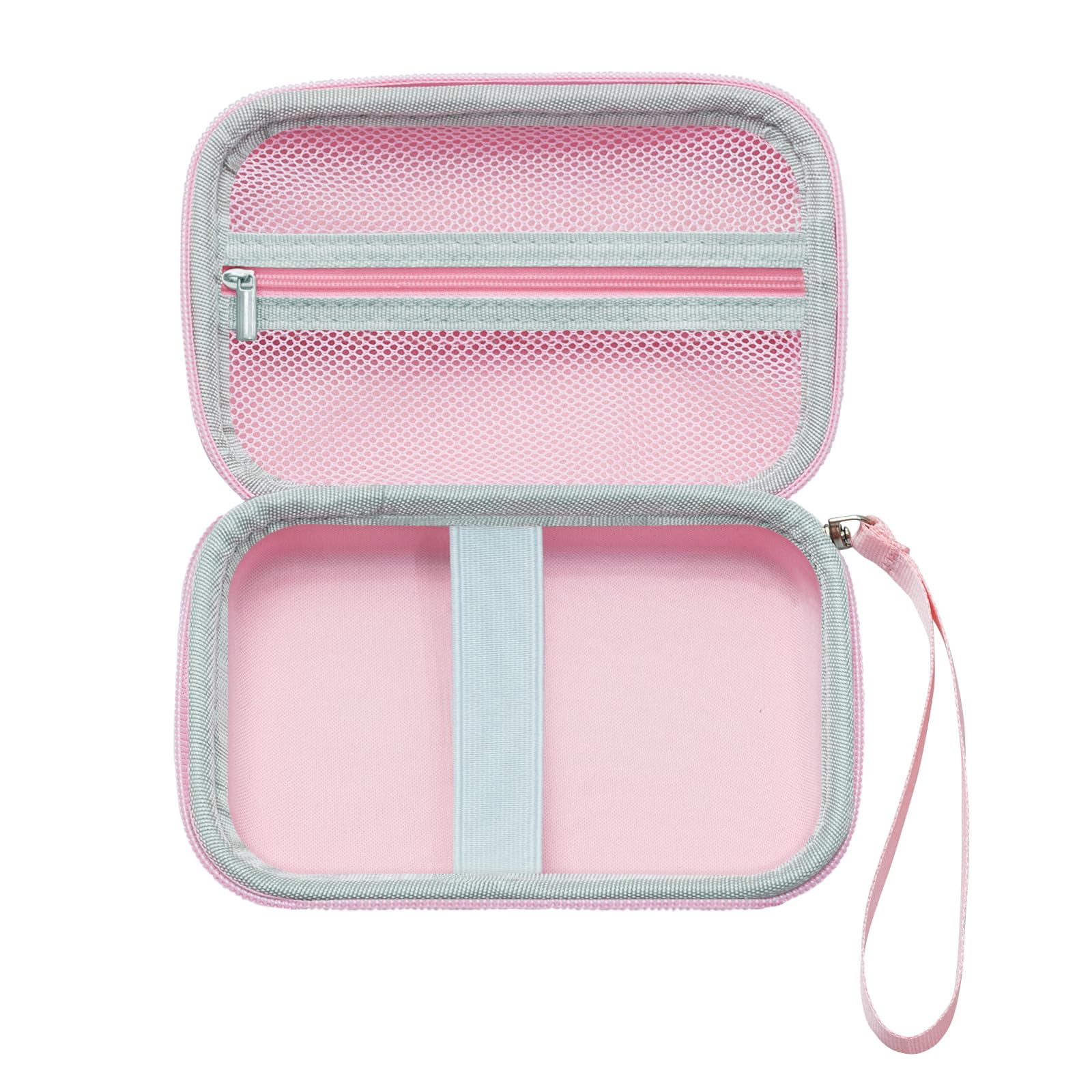 JADENS Label Maker Case D110 D11 Label Maker, Compatible with Phomemo D30 D35 Label Maker, Label Maker Box for NIIMBOT D11 Label Printer Labeler with Handle for Organization, Pink (Case Only)