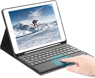 Custodia per iPad 9.7 con tastiera, per iPad 6 2018, iPad 5 2017, iPad Pro 9.7, iPad Air 1 e Air 2, tastiera Trackpad con ...
