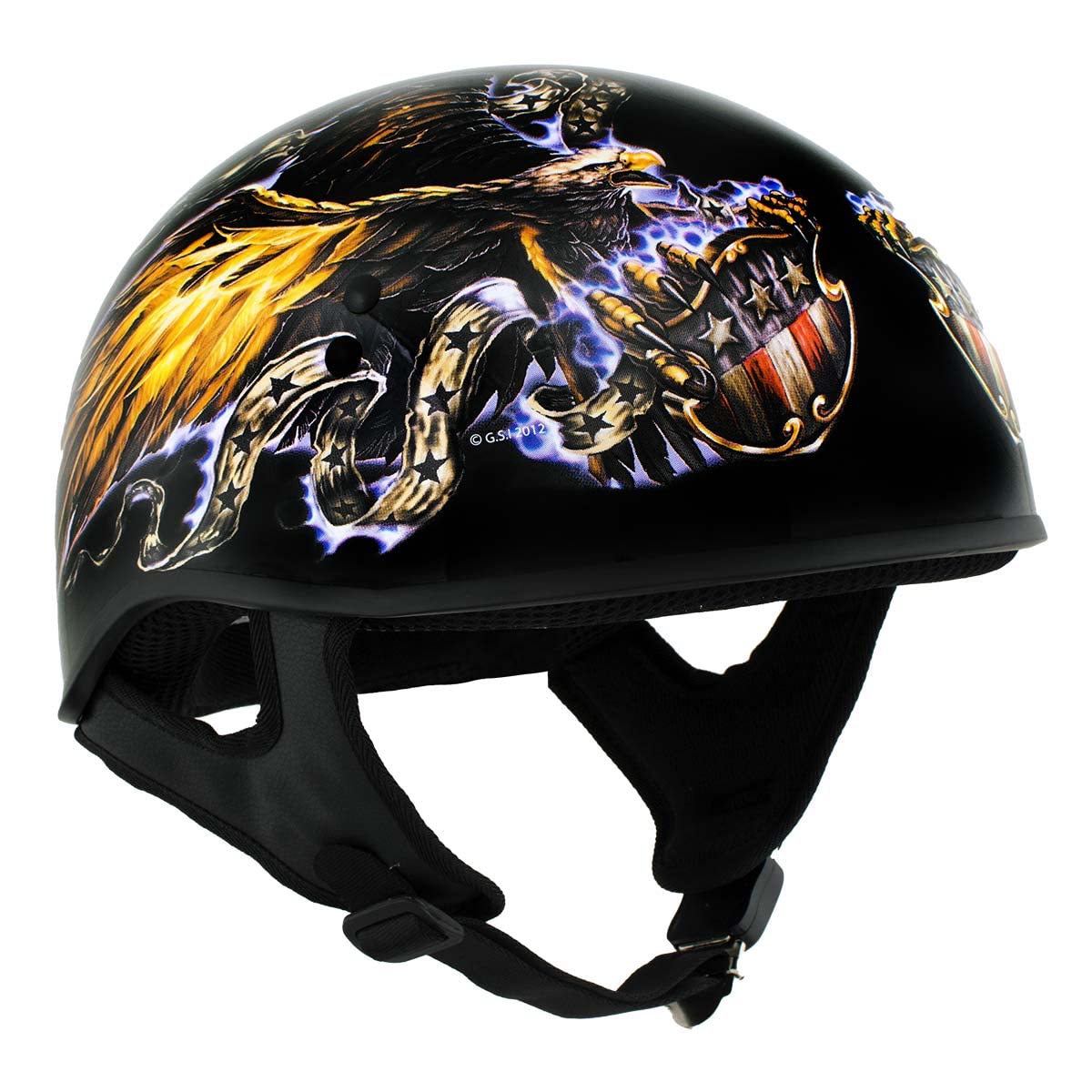 amazon leather biker helmet Amazon.com: Hot Leathers: Motorcycle Helmets