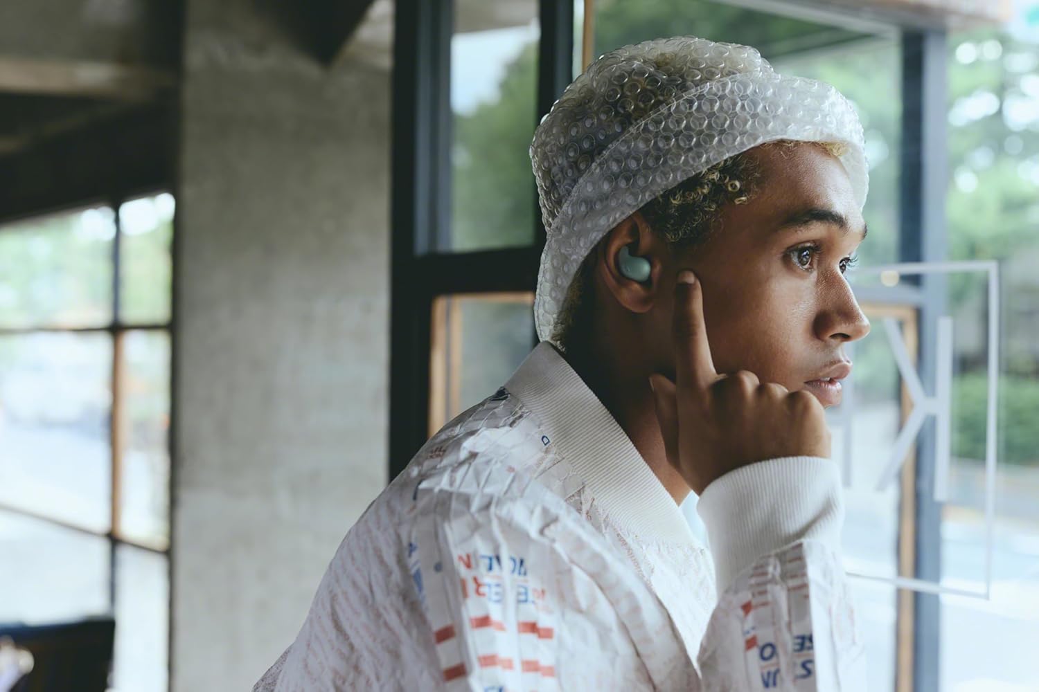 Sony - LinkBuds Fit True Wireless Noise Canceling Earbuds - Sage Green