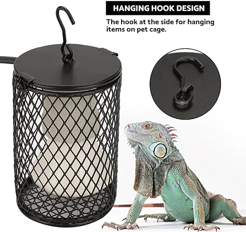 Miniatura 4 de Zopsc Luz de calor para reptiles de 100 W, emisor de cerámica infrarroja, lámpara de bombilla de calor para criadores de reptiles para mascotas,