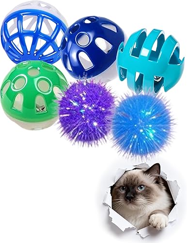 Miniatura 9 de Juego de 26 piezas de juguetes para gatos y gatitos (1.5'' - 2.1'')