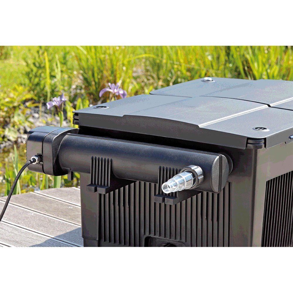 Oase 56837 UVC prelimpiador Vitronic 18 W Adecuado para estanques de hasta 20 m³, clarificador de Estanque, clarificador UVC, Control eficaz de Algas, Cuidado del Estanque, Estanque sin Algas