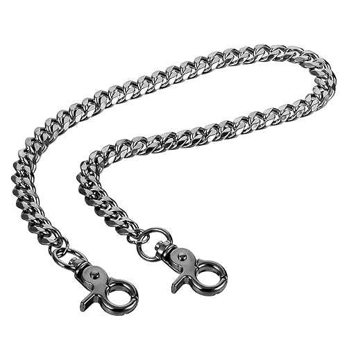 InnoHHustle Pants Chain Belt for Men Women, Heavy Duty Wallet Keychain Pocket Jeans Trouser Chain for Wallet Pants - Black