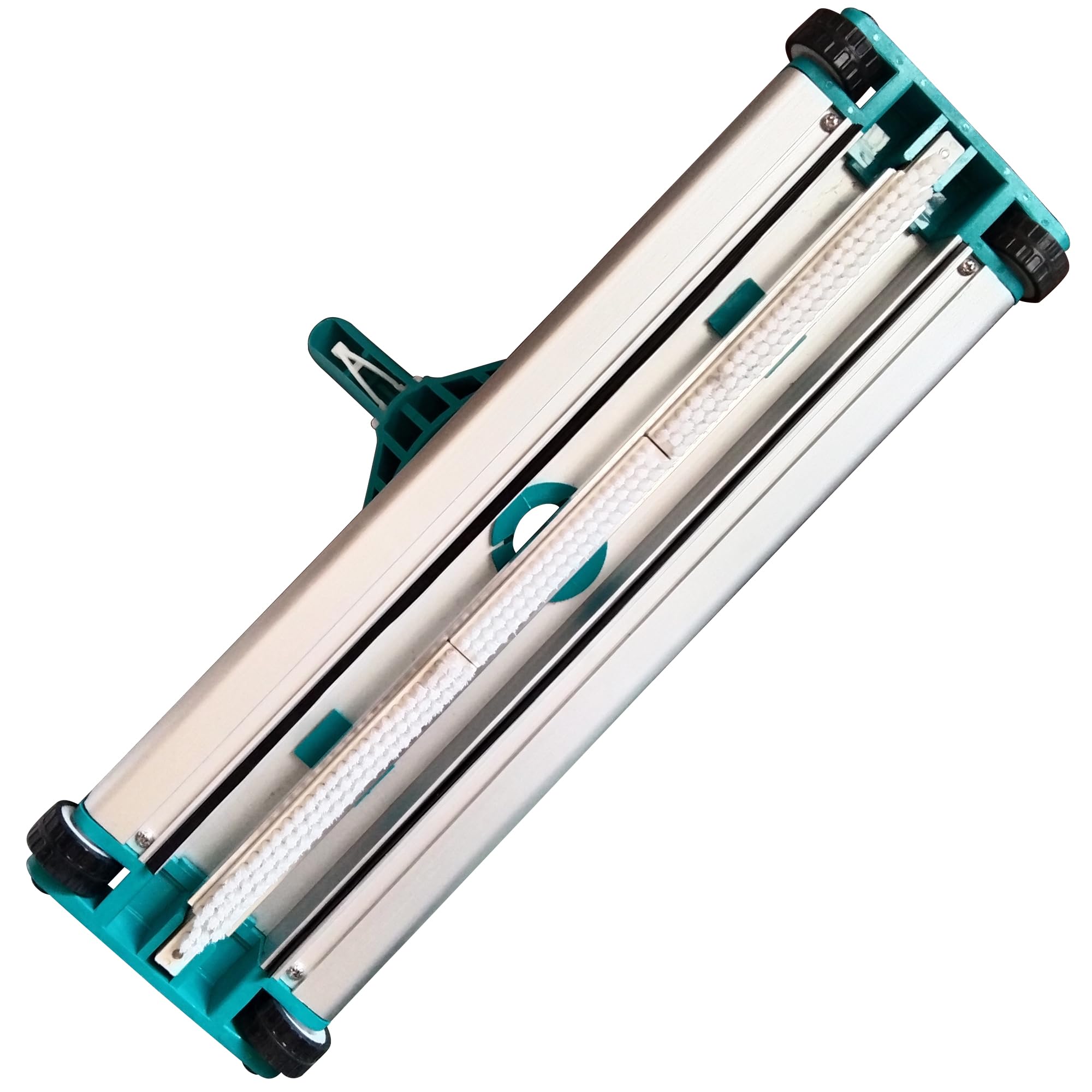 POOLTOOL Swimming Pool Vacuum Head 18 Inch, Heavy Duty Aluminum Weighted Swimming Pool Vacuum Head Cleaning Brush on Wheels, All Type of Floor Cleaner, Suction Sweeper, Cleaning kit-image-9