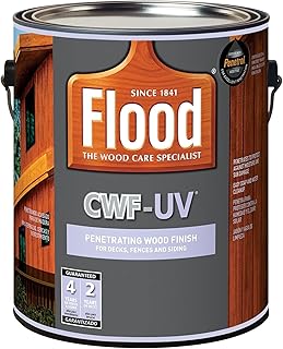 Flood 1 gal. Honey Gold Transparent CWF-UV Exterior Wood Stain