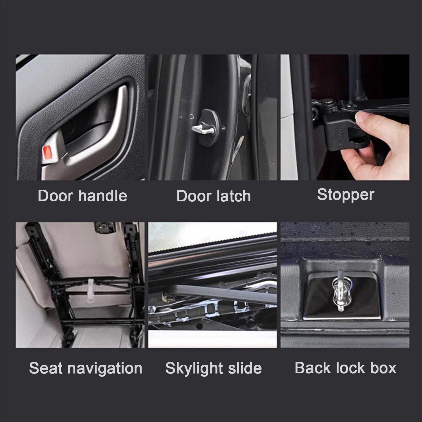 Graisse pour charnières de porte,Graisse automobile - Graisse de voiture pour porte grinçante 100 ml | Graisse de fenêtre de voiture, lubrifiant pour charnière, porte coulissante, lubrification Anti-c