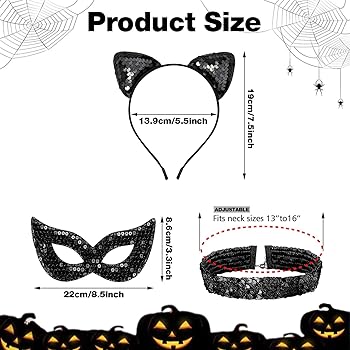 Costume Da Gatto Per Bambini - Set Completo Con Tuta, Maschera E Coda Per Carnevale E Halloween - Foto 2