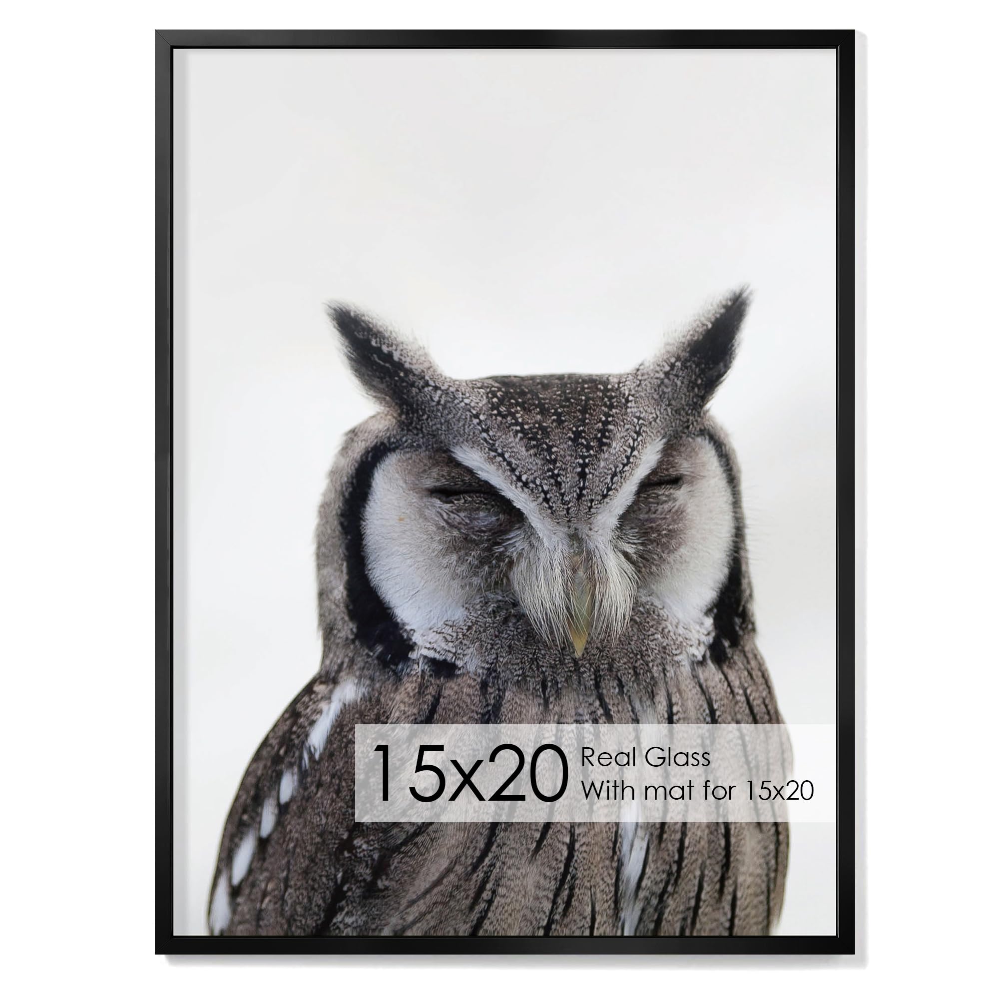Fun Memories 15x20 Metal Picture Frame in Black
