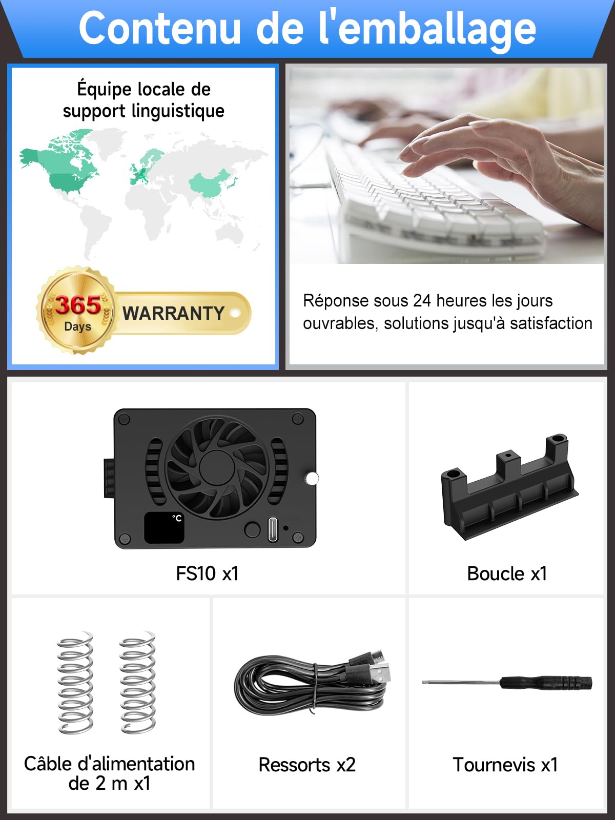 Moman FS10 Ventilateur de Refroidissement Caméra – Refroidisseur à Semi-conducteurs USB-C avec Écran, pour Vidéo 4K, Compatible A7M4/ZV-E1/A6700/FX3/R6/X-T4