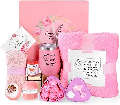 Birthday Gifts for Women - 9Pcs Pamper Hamper Set for Her