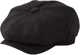 L/XL/XXL Wool Tweed Newsboy Cap for Men Paperboy Warm Winter Hat Vintage Flat Ivy Cabbie Gatsby Cap